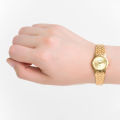 Timex AB Series Gold Stainless Steel Analog Quartz Watch For Women TW00B304E CLASSICS. 