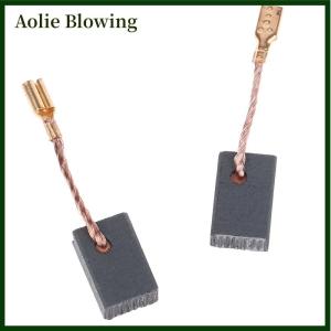 Aolie 10pcs Đồng động cơ Carbon Brushes Kit cho máy mài góc 6x8.5x13.5mm
