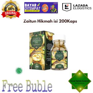 Zaitun Hikmah Oil 200 Kapsul || 100% Produk Asli Original // Zaitun Hikmah 200 Kapsul