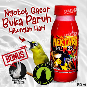 SEMPATI FREE GANTUNGAN BUAH Nektar Nectar Super BMW 150ml Nektar Super Merah Pakan Vitamin Suplemen Burung Sogon Pleci Kolibri Konin Ninja Madu Makanan Minuman Burung Kicau