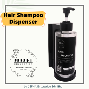 MUGUET collection Bathroom Dispenser with FREE liquid ( Body Wash & Hair Shampoo )