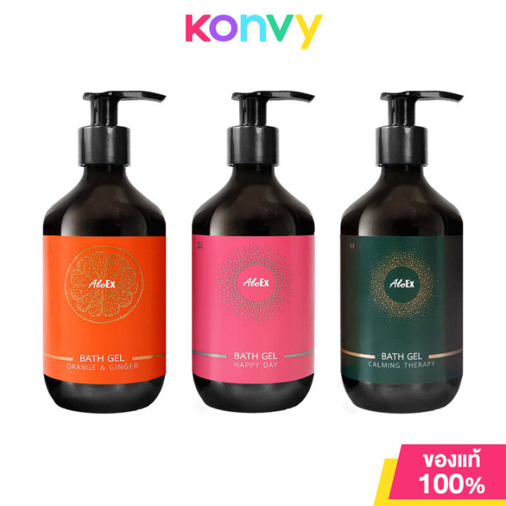 AloEx Bath Gel Happy Day 295ml อโลเอ็กซ์ เจลอาบน้ำ