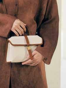 Songmont Small Shan Satchel Bag Denim Handbag Canvas CrossBody Bag for Woman and Man