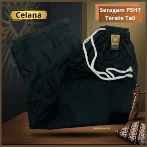 Satu Stel Baju Silat PSHT Anak Tali Celana + Sabuk - Seragam Siswa PSHT Standar Latihan