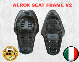 AEROX SEAT FRAME V2 black molded plastic with ribbed support structure for watercraft seating.