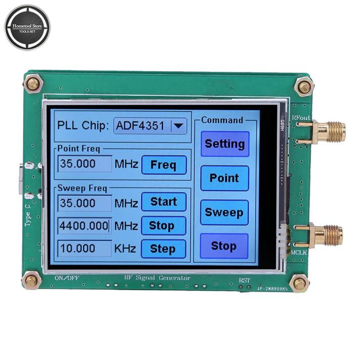 Adf Receiver HOMETOOL เครื่องกำเนิด RF ADF4350ADF4351พร้อมหน้าจอที่ชัดเจนและอินเตอร์ ...