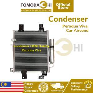 TOMODACHI Condenser Aircond Kereta Perodua Viva | Tangki Aircond Viva | Heavy Duty Excellence Condense Performance