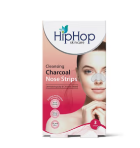 Hiphop Skin care Cleansing Charcoal Nose Strips for Women - Blackhead Remover & Pore Cleanser (3 Strips)