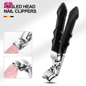 BAIXL Long Handle Anti-Splash Nail Clippers Wide Jaw Opening Stainless Large Thick Hard Special Nail Clippers Household Manicure Tools Ingrown Toenail Elbow Fingernail Cutter Personal Care
