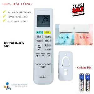 [XẢ KHO GIÁ TỐT]  Remote Điều khiển thay thế tương thích điều hòa Dai_kin 2 CHIỀU ARC480A1 mới 100%-Tặng Pin + ĐẾ TREO TƯỜNG
