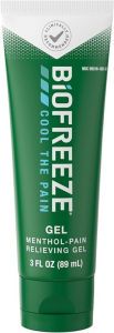 Biofreeze Pain Relief Gel Arthritis Pain Reliver Knee & Lower Back Pain Relief Sore Muscle Relief Neck Pain Relief Pharmacist Recommended FSA Eligible 3 FL OZ Biofreeze Menthol Gel