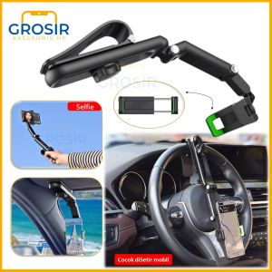Penyangga HP Mobil HD58: Solusi Tongsis Selfie & Dudukan Handphone untuk Mobil