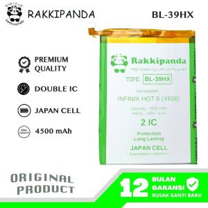 RakkiPanda BL-39HX Infinix Hot 6 X606 Batre Batrai Baterai