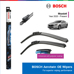 BỘ GẠT MƯA BOSCH AEROTWIN EURO SET A398S 24" & 18": MAZDA / MAZDA6 ĐỜI XE 2020 ĐẾN NAY