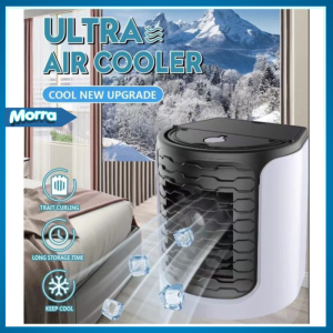 New Mini Air Conditioning Fan USB Household Portable Desktop Air Cooler Curling Humidification Spray Refrigeration Mobile Fan