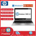 HP Elitebook 820 G1 [Brand New] legit Laptop Intel Quad/Dual-Core i7/i5 8G/12G/16G RAM 128G SSD+500G/1T HDD 12.5 Inches Screen Built In Camera/Webcam Business Work at home Windows11 Pro Ms office Online Class Learning Computer WiFi/Bluetooth/Notebook. 