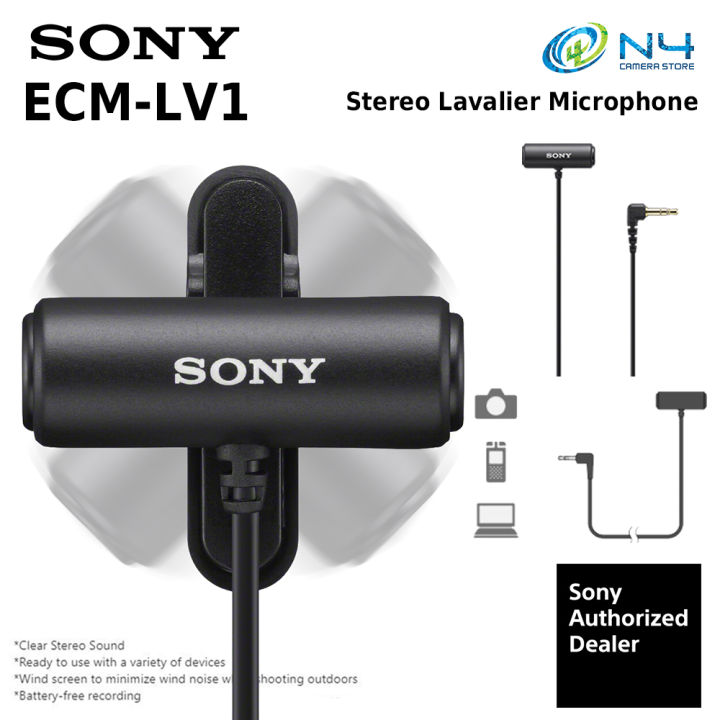 Sony ECM-W2BT Camera-Mount Digital Bluetooth Wireless Microphone System ...