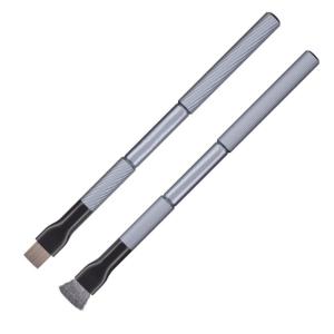 Circuit Board Cleaner Brush Steel / Bristles For Electronics Repair With Ergonomic Grip Metal Construction