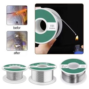YONIT 1.0mm Diameter Solder Wire 20g Weight 50g Weight Soldering Wire Lighter Neatly Wound Spool Welding Wire Daily Household Repair