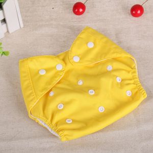 QS Popok Kain Bayi Kancing Warna Polos Cloth Clodi Diaper Dapat Dicuci Reusable