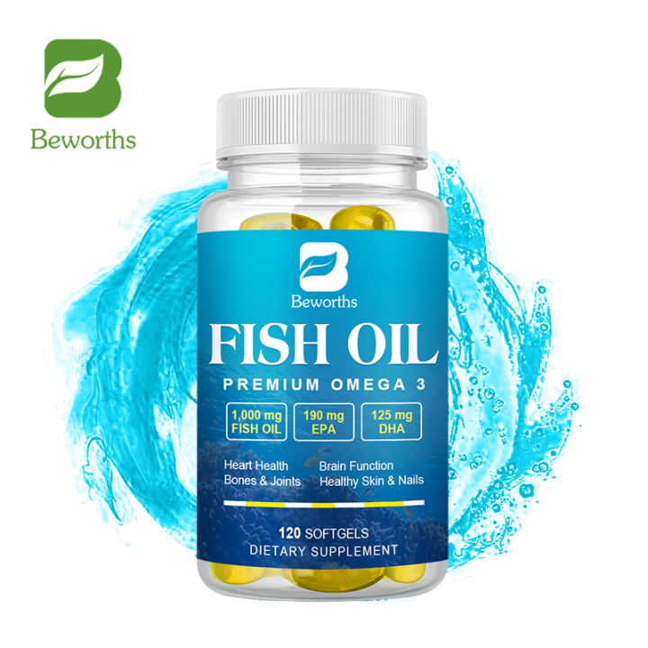 BEWORTHS Dầu cá biển sâu Omega3 giàu DHA và EPA VE giúp cải thiện sức ...