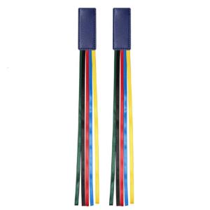 2 cái ruy băng đánh dấu bằng da thẻ đánh dấu trang kinh thánh đánh dấu đọc đánh dấu đánh dấu sáng tạo với ruy băng đầy màu sắc