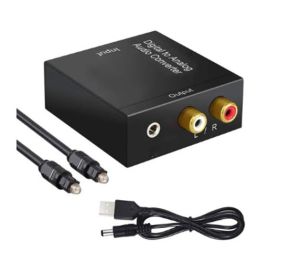 Bộ chuyển đổi Quang sang Audio có cổng 3.5 Tặng 1 dây quang dài 15m