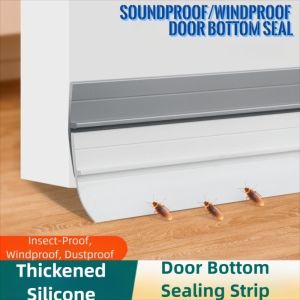 MISSUP ติดด้วยตัวเอง ตัวกันลมประตู ลดเสียงรบกวน ป้องกันแมลง ตัวป้องกันลม ระดับมืออาชีพ บ้าน บล็อกเกอร์ ห้องนั่งเล่น