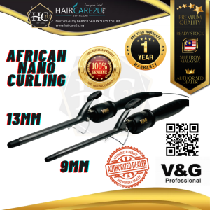 V&G V-C20 African Hair Style Nano Curling Tong
