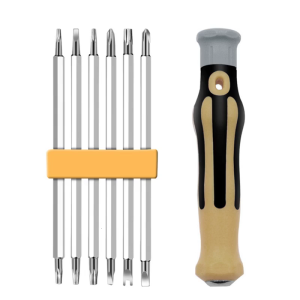 7 Pcs Household Multifunctional Strong Magnetic Screwdriver Bit Set Opening Repair Precision Insulated Hand Tool Home