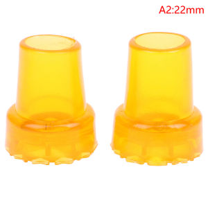 [ezrae Libun] 2pcs 19mm 22mm Antiskid Rubber Crutch Tip Pad Durable Rubber Anti-Slid Heavy Duty Canes Replacement for Walking Stick Crutch End