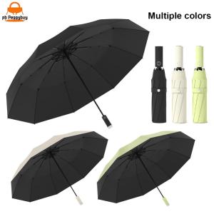 Fully Automatic Reverse Folding Umbrella Windproof Compact Foldable Umbrella 16 Bones Protection Umbrella for Sun Or Rain Days