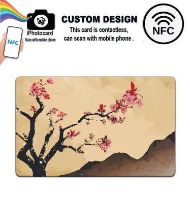 TOUCH N GO CARD - CUSTOM DESIGN (SAKURA) - Card Reload with Mobile Phone Use at TolParkingMRT LRTRapid NFC TNG CARD