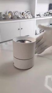 YFD  Surface Mounted led Anti-Glare Spotlight Adjustable Foldable Punch Free Outdoor Living Room Home Spotlight Deep Tube Surface Mounted Downlight