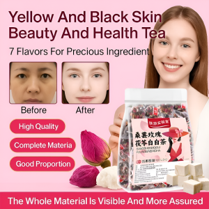 Ginseng Five Treasure Tea for Men Male Kidney Eight Treasures Mulberry Wolfberry Dendrobium and Polygonatum Stay up Late Regulate Health Tea Supplement Tea Bag桑葚玫瑰茯苓茶