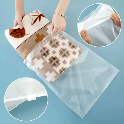 Quality Clear Reclosable Zip Top Plastic Bags Clothes Zipper Baggies Zip Bag Travel Bag Tidy up clothes