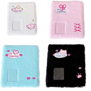 Kpop Photocard Binder CoverKpop Photocard Holder BookPlush Photo Album Binder Photocard Album Gift for Womens Girls