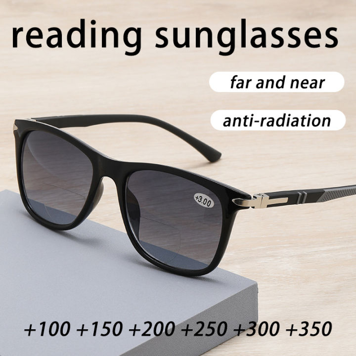 Men'S Business Reading Sunglasses Far And Near DualUse Reading Glasses