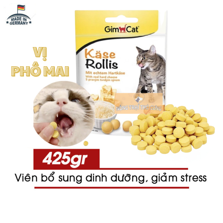 Viên Phô Mai Gimcat Kase Rollis Cho Mèo (Nhập Đức) - Tăng Nọng, Dưỡng ...