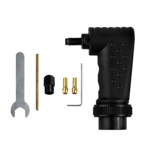 Professional Universal Grinder Accessory With 90 Degree Angled Head Optimizes For Furniture Repair Model Making Tasks