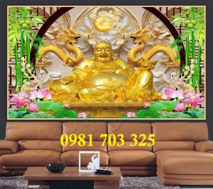 Tranh gạch men 3d tài lộc