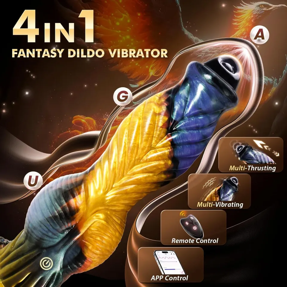 Thrusting Dildo 10.2" 3IN1 Huge Thick Dildos Anal Toys U & G Spot Vibrator  Suction Cup Monster Big Dildo App Remote Control for Women | Lazada PH