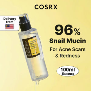 COSRX Advanced Snail 96 Mucin Essence 100ml-96.3% Snail Secretion Filtrate for Anti-Aging Hydration & Skin Repair Gentle for Sensitive Skin (Malaysia Stock)