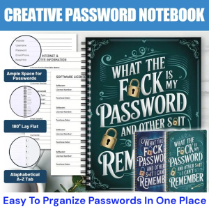 Creative Coil Password Notebook Interesting Spiral Cipher Notebook A5 Size 50 sheets