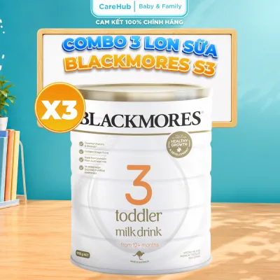 [Date 10/2026] Combo 3 Lon Sữa Blackmores số 3 Toddler Milk Drink Lon 900g - Hàng Úc Chính Hãng