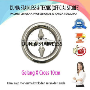 Gelang X Cross 10cm 201 ornamen hiasan tangga pagar