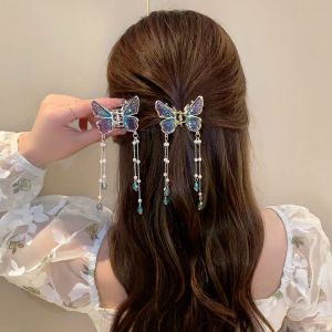 Ribbon Tassel Hair Clip Hair Pin Hair Claw Hair Accessories Women