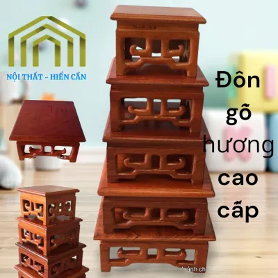 Đế Vuông Kê Bát Hương Đồ Mỹ Nghệ Phong Thủy Gỗ Hương 100% Hàng Đẹp Giá Bình Dân Các Loại
