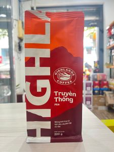 Date 02/28 Cà phê rang xay Truyền thống Highlands Coffee 200g