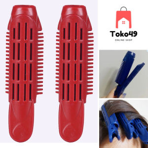 12PCS Jepitan Roll Korea Klip Rambut Poni Kembang Jepit Blow Poni Rambut Gelombang Keriting Alami Premium - FB1454